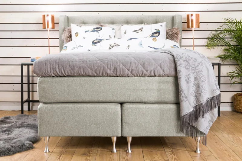 Cloud Komplett Sängpaket 140x200 - Beige - Möbler - Sovrum - Sängar - Kontinentalsängar