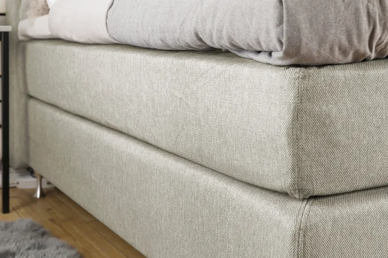Cloud Komplett Sängpaket 140x200 - Med Sidor Beige/Vit - Möbler - Sovrum - Sängar - Kontinentalsängar