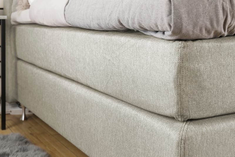 Cloud Komplett Sängpaket 140x200 - Med Sidor Beige/Vit - Möbler - Sovrum - Sängar - Kontinentalsängar
