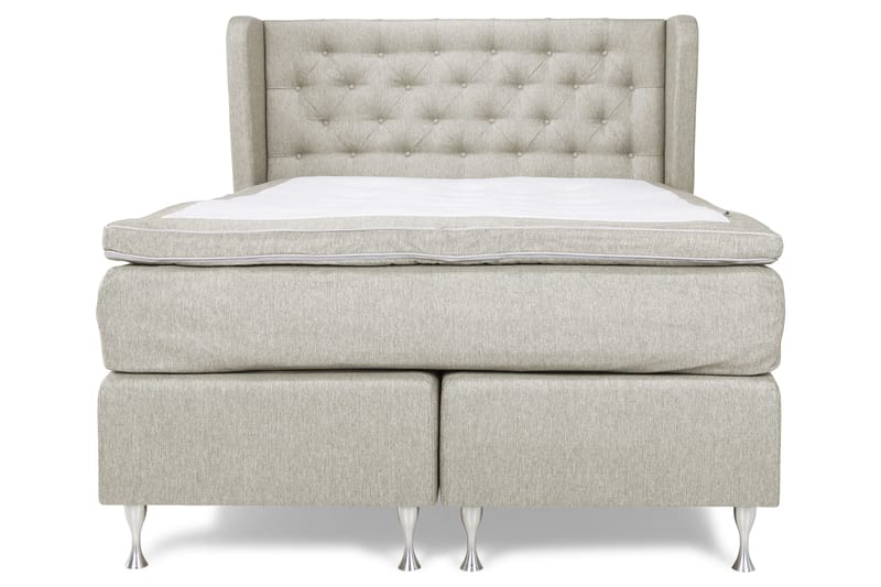 Cloud Komplett Sängpaket 140x200 - Med Sidor Beige/Vit - Möbler - Sovrum - Sängar - Kontinentalsängar