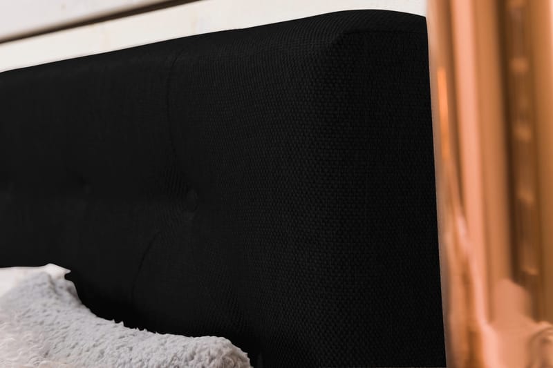 Cloud Komplett Sängpaket 140x200 - Med Sidor Svart/Vit - Möbler - Sovrum - Sängar - Kontinentalsängar