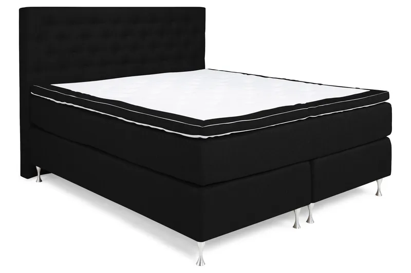 Cloud Komplett Sängpaket 160x200 - Svart - Möbler - Sovrum - Sängar - Kontinentalsängar