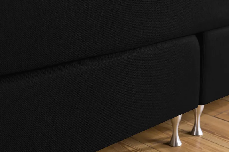 Cloud Komplett Sängpaket 160x200 - Svart - Möbler - Sovrum - Sängar - Kontinentalsängar