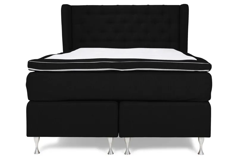 Cloud Kontinentalsäng 140x200 - Svart - Möbler - Sovrum - Sängar - Kontinentalsängar