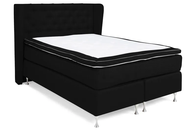 Cloud Kontinentalsäng 140x200 - Svart - Möbler - Sovrum - Sängar - Kontinentalsängar