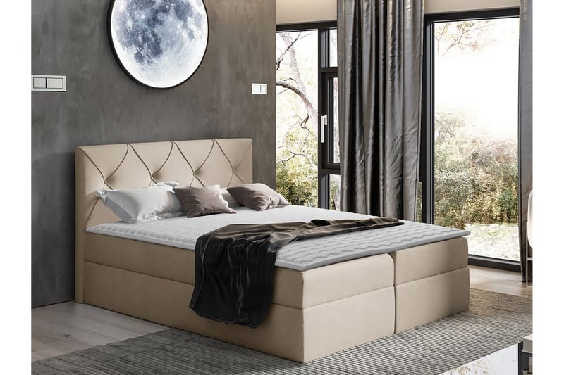 Crystalina Kontinentalsäng 200x200 cm - Möbler - Sovrum - Sängar - Kontinentalsängar