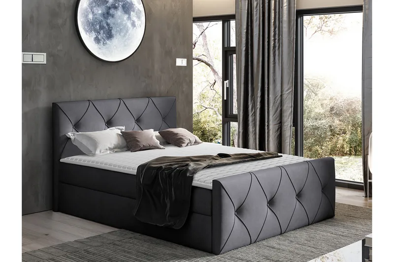 Crystalina Lux Kontinentalsäng 160x200 cm - Möbler - Sovrum - Sängar - Kontinentalsängar