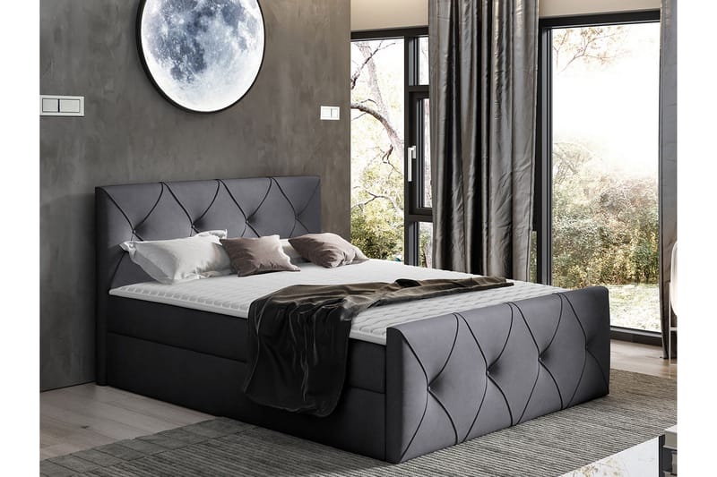 Crystalina Lux Kontinentalsäng 160x200 cm - Möbler - Sovrum - Sängar - Kontinentalsängar