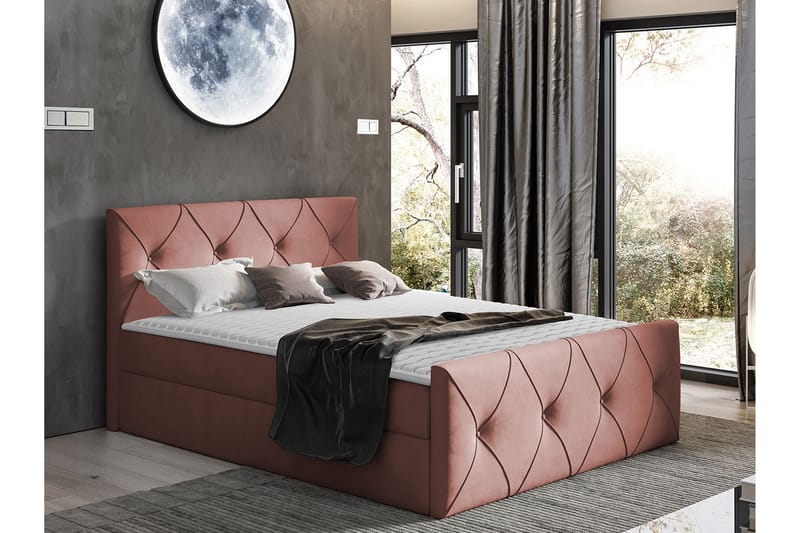 Crystalina Lux Kontinentalsäng 200x200 cm - Möbler - Sovrum - Sängar - Kontinentalsängar
