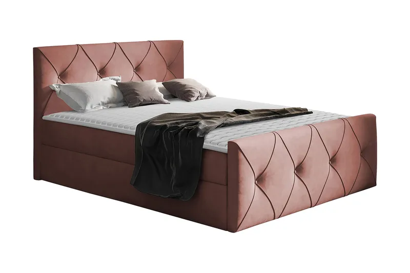 Crystalina Lux Kontinentalsäng 200x200 cm - Möbler - Sovrum - Sängar - Kontinentalsängar