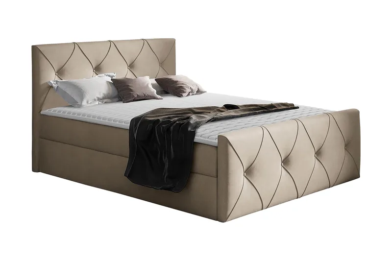 Crystalina Lux Kontinentalsäng 200x200 cm - Möbler - Sovrum - Sängar - Kontinentalsängar