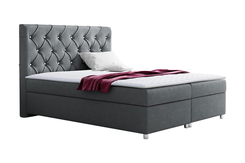DANNI Sängpaket 120x200 cm Grå - Grå - Möbler - Sovrum - Sängar - Kontinentalsängar
