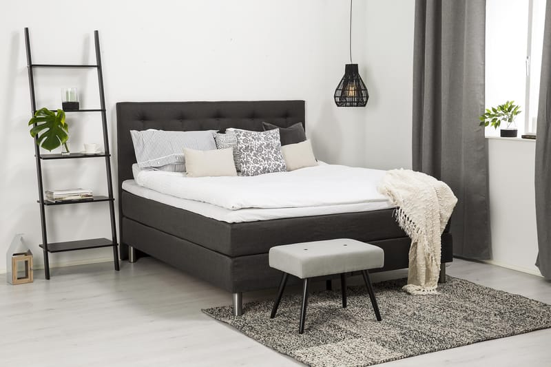 Diplomat Komplett Sängpaket 180x200 - Mörkgrå - Möbler - Sovrum - Sängar - Kontinentalsängar