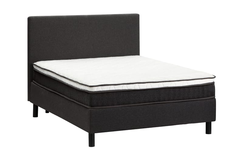 Divine Komplett Sängpaket 140x200 cm Med sänggavel - Mörkgrå - Möbler - Sovrum - Sängar - Kontinentalsängar