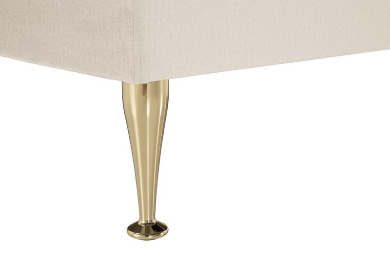 DJURSHOLM Komplett Sängpaket 180x200 Beige Sammet - Möbler - Sovrum - Sängar - Kontinentalsängar