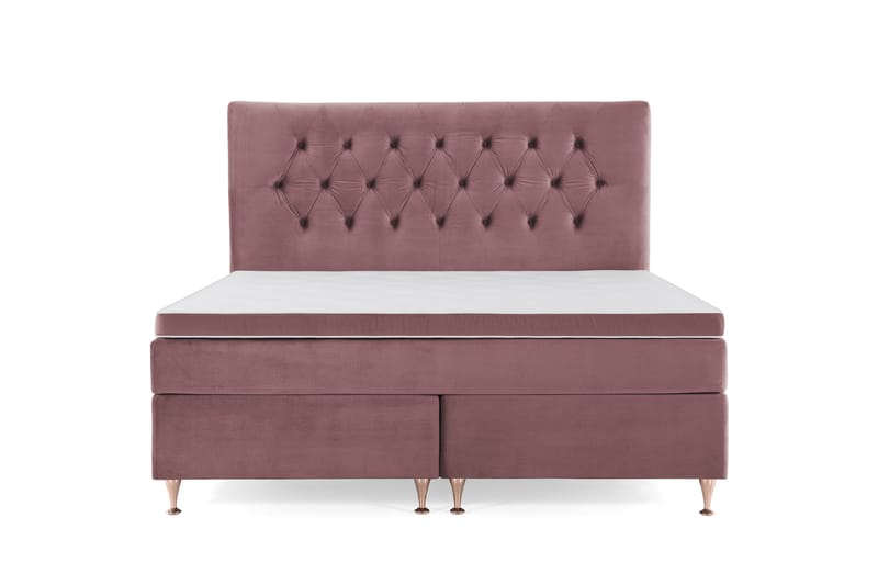 DJURSHOLM Kontinentalsäng 160 Rosa - Möbler - Sovrum - Sängar - Komplett Sängpaket