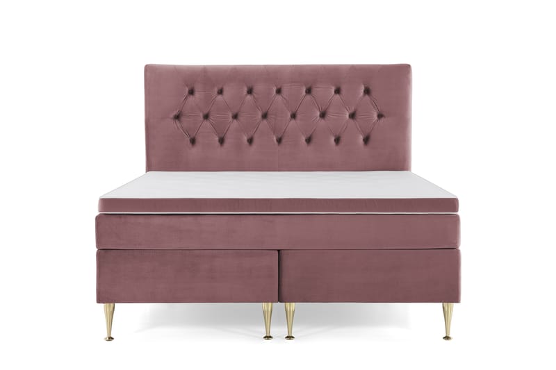 DJURSHOLM Kontinentalsäng 160 Rosa - Möbler - Sovrum - Sängar - Kontinentalsängar