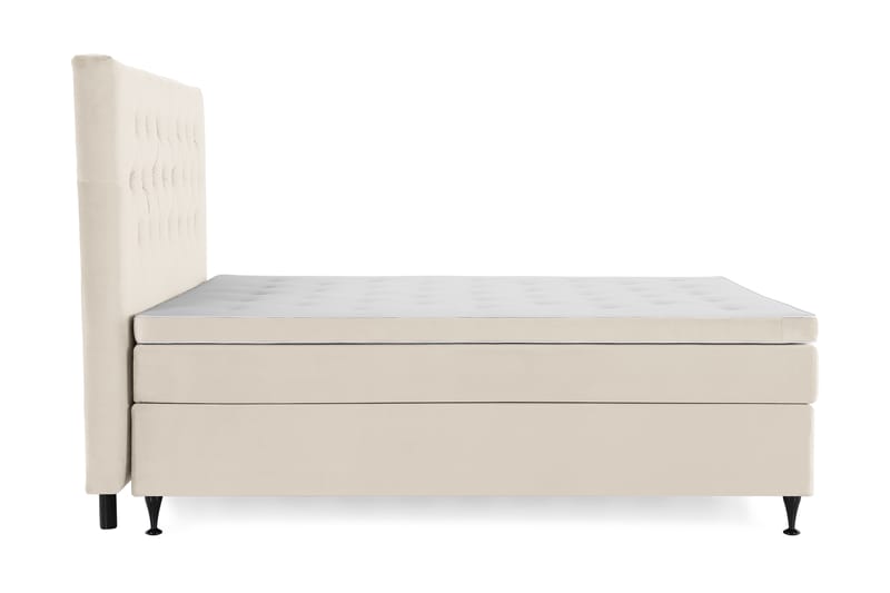 DJURSHOLM Kontinentalsäng 180x200 Beige Sammet - Möbler - Sovrum - Sängar - Kontinentalsängar