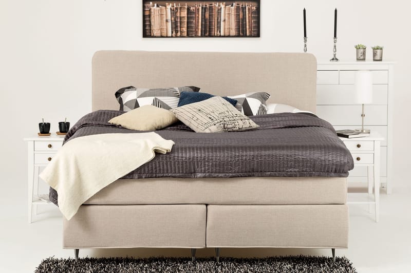 Dolly Kontinentalsäng 160x200 cm - Beige - Möbler - Sovrum - Sängar - Kontinentalsängar