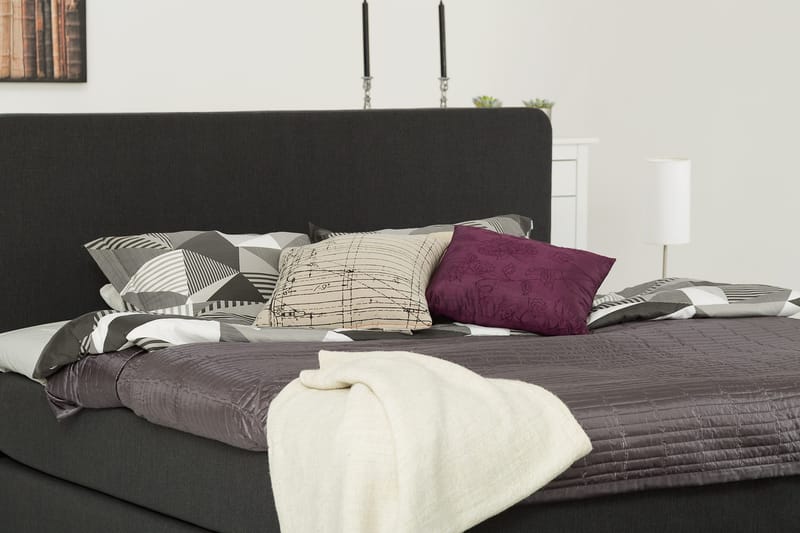 Dolly Kontinentalsäng 160x200 cm - Mörkgrå - Möbler - Sovrum - Sängar - Kontinentalsängar