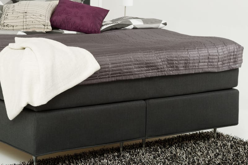 Dolly Kontinentalsäng 160x200 cm - Mörkgrå - Möbler - Sovrum - Sängar - Kontinentalsängar
