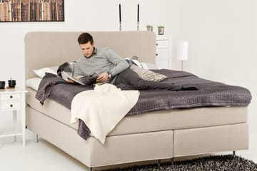 Dolly Kontinentalsäng 210x210 cm - Beige - Möbler - Sovrum - Sängar - Kontinentalsängar