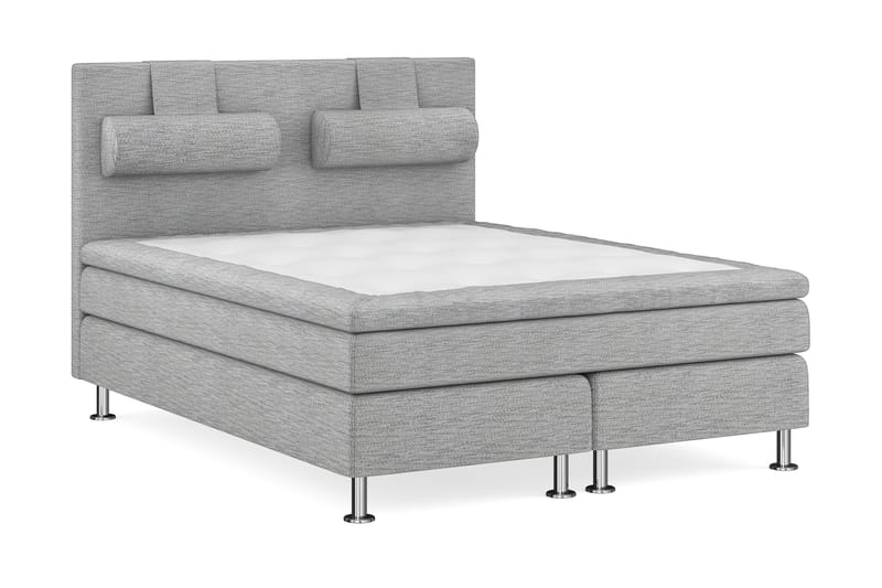DORMIO Sängpaket Kontinentalsäng 160x200 Ljusgrå - Möbler - Sovrum - Sängar - Kontinentalsängar