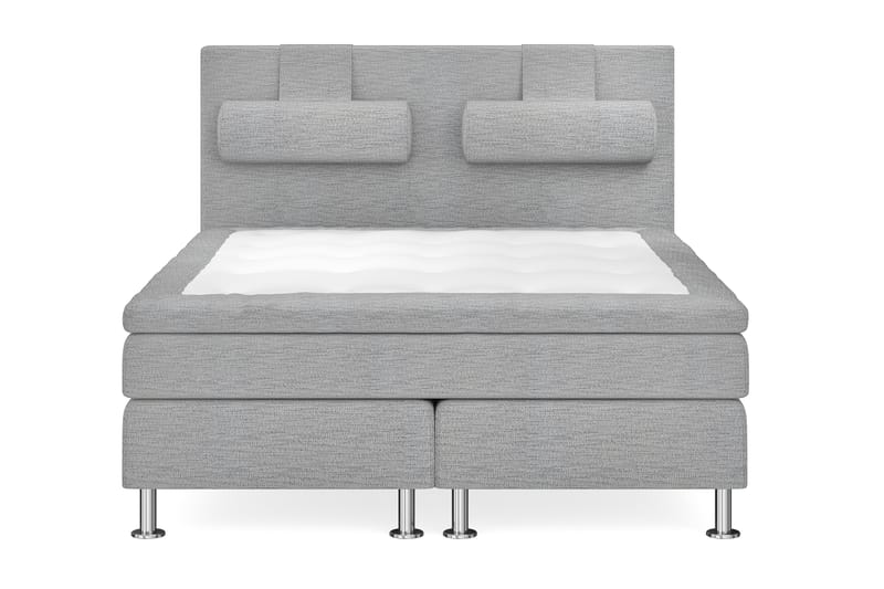 DORMIO Sängpaket Kontinentalsäng 160x200 Ljusgrå - Möbler - Sovrum - Sängar - Kontinentalsängar