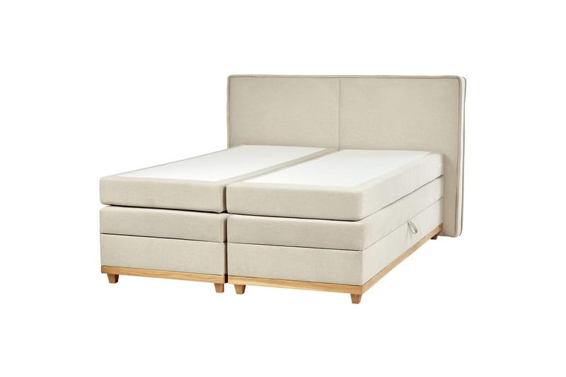 Kontinentalsäng Dynasty Beige-Ljust Trä, 180x200 cm - Beige-Ljust Trä, 180x200 cm - Möbler - Sovrum - Sängar - Kontinentalsängar