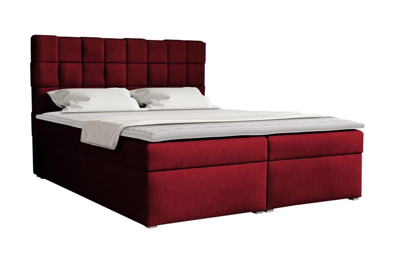 Eirado Kontinentalsäng 160x200 cm, Röd