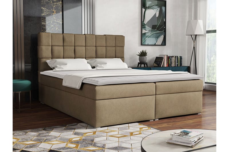 Eirado Kontinentalsäng 180x200 cm - Beige - Möbler - Sovrum - Sängar - Kontinentalsängar