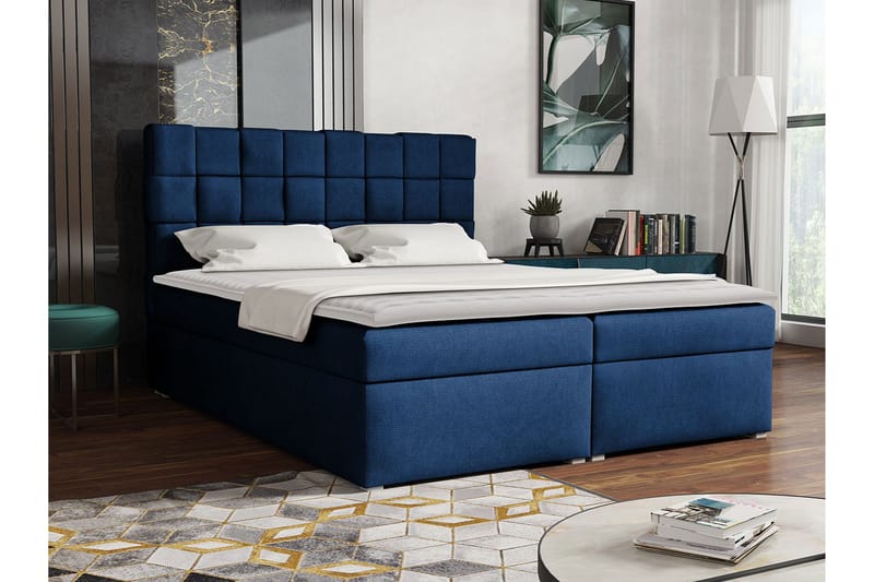 Eirado Kontinentalsäng 180x200 cm - Blå - Möbler - Sovrum - Sängar - Kontinentalsängar