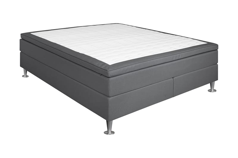 EKEBERGA Kontinentalsäng 150x200 cm Ljusgrå - Möbler - Sovrum - Sängar - Kontinentalsängar