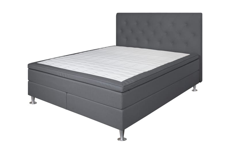 EKEBERGA Sängpaket 180x200 cm Ljusgrå - Möbler - Sovrum - Sängar - Kontinentalsängar