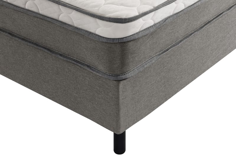 ELBERON Sängpaket Kontinentalsäng 140x200 cm Grå (+Fler val) - Möbler - Sovrum - Sängar - Komplett Sängpaket