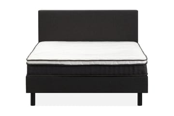 ELBERON Sängpaket Kontinentalsäng 160x200 cm Mörkgrå (+Fler