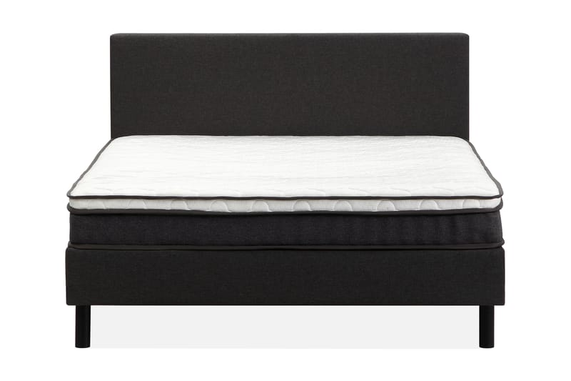 ELBERON Sängpaket Kontinentalsäng 180x200 cm Mörkgrå (+Fler - Kontinentalsängar