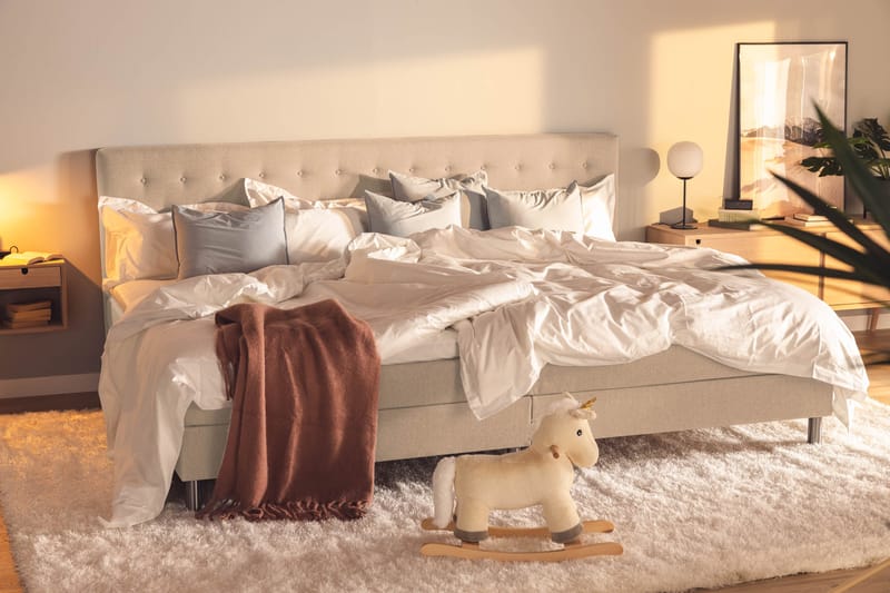 Ella Familjesäng Sängpaket 280x210  cm - (+Fler val) Beige - Möbler - Sovrum - Sängar - Kontinentalsängar