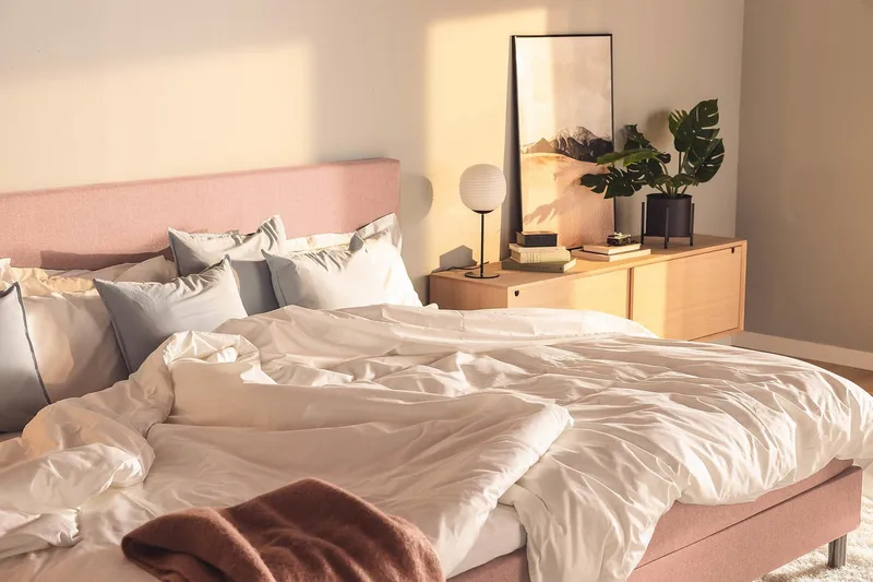 Ella Familjesäng Sängpaket 280x210  cm - (+Fler val) Rosa - Möbler - Sovrum - Sängar - Kontinentalsängar