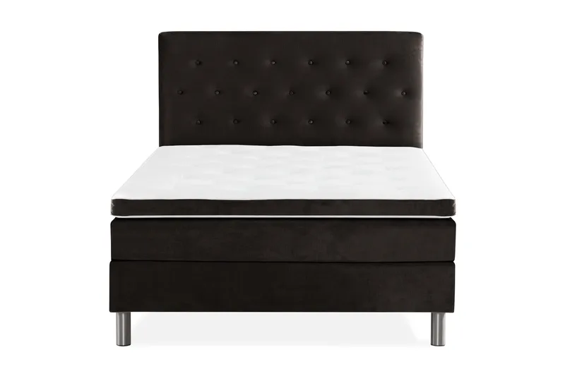 Ella Kontinentalsäng 120x200cm - Mörkgrå/Sammet - Möbler - Sovrum - Sängar - Kontinentalsängar