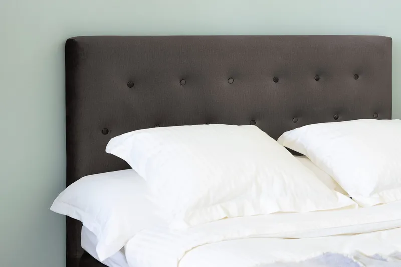 Ella Kontinentalsäng 120x200cm - Mörkgrå/Sammet - Möbler - Sovrum - Sängar - Kontinentalsängar