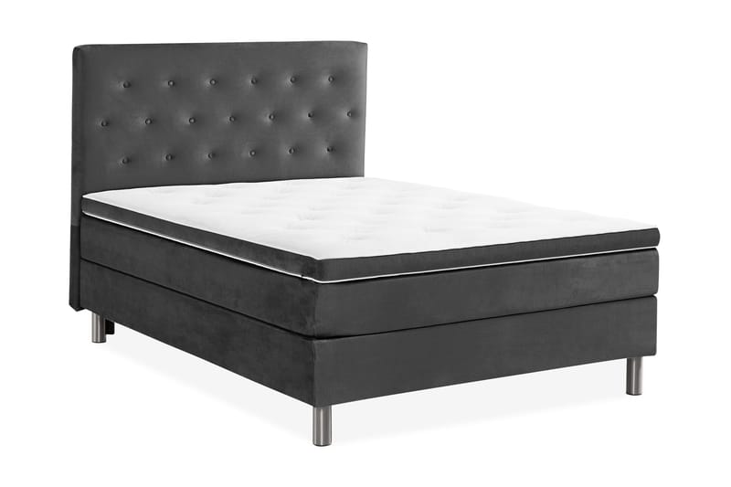 Ella Kontinentalsäng 140x200cm - Mellangrå/Sammet - Möbler - Sovrum - Sängar - Kontinentalsängar