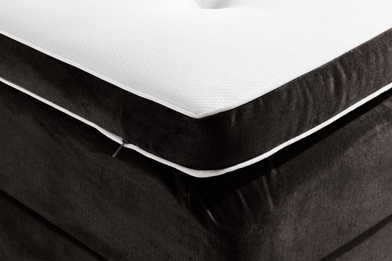 Ella Kontinentalsäng 140x200cm - Mörkgrå/Sammet - Möbler - Sovrum - Sängar - Kontinentalsängar