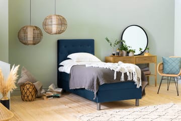 Ella Kontinentalsäng 90x200cm - Blå/Sammet - Möbler - Sovrum - Sängar - Kontinentalsängar