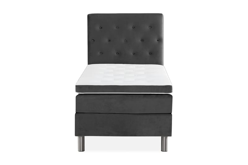 Ella Kontinentalsäng 90x200cm - Mellangrå/Sammet - Möbler - Sovrum - Sängar - Kontinentalsängar