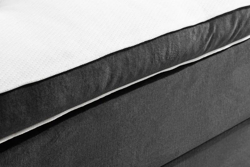 Ella Kontinentalsäng 90x200cm - Mellangrå/Sammet - Möbler - Sovrum - Sängar - Kontinentalsängar