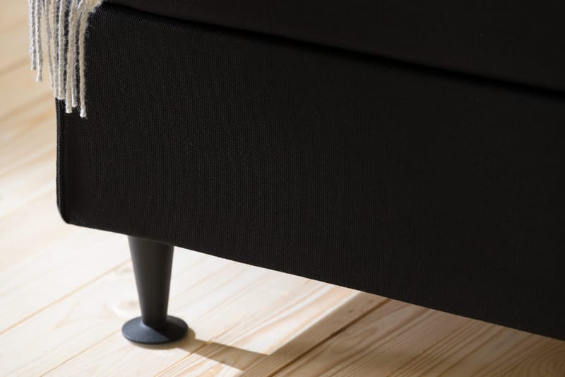 Ella Kontinentalsäng 90x200cm - Svart - Möbler - Sovrum - Sängar - Kontinentalsängar