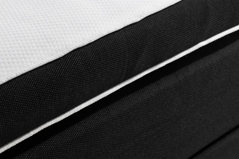 Ella Sängpaket 120x200 cm Djuphäftad Gavel - Svart - Möbler - Sovrum - Sängar - Kontinentalsängar