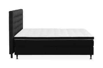 Ella Sängpaket 160x200 cm Rutig Gavel - Svart - Möbler - Sovrum - Sängar - Kontinentalsängar