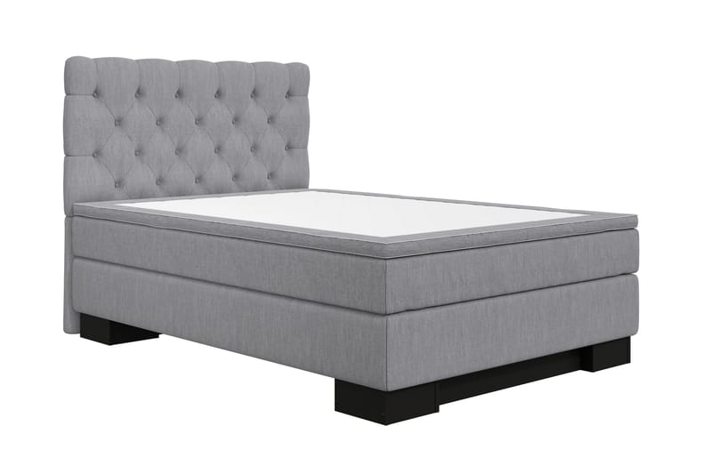 Faylor Lyx Komplett Sängpaket120x200  Ljusgrå - Ljusgrå - Möbler - Sovrum - Sängar - Kontinentalsängar